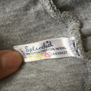 Splendid Tops - Gray Shirt For Woman Splendid Tops - Gray Shirt For Woman
